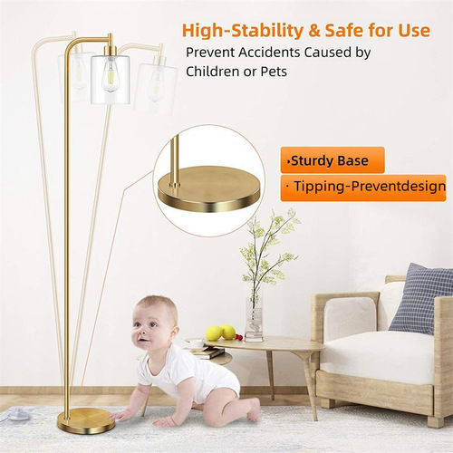 Living Room Floor Lamp Cross-Border Amazon American Country Retro Industrial Style Office Classical Modern Bedroom Lighting