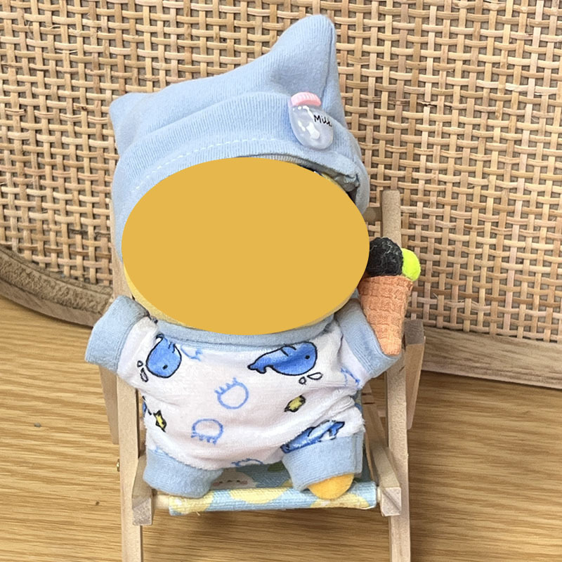 仅衣服10cm水豚lulu玩偶服棉花娃娃衣服卡通系列可爱海星体娃衣|undefined