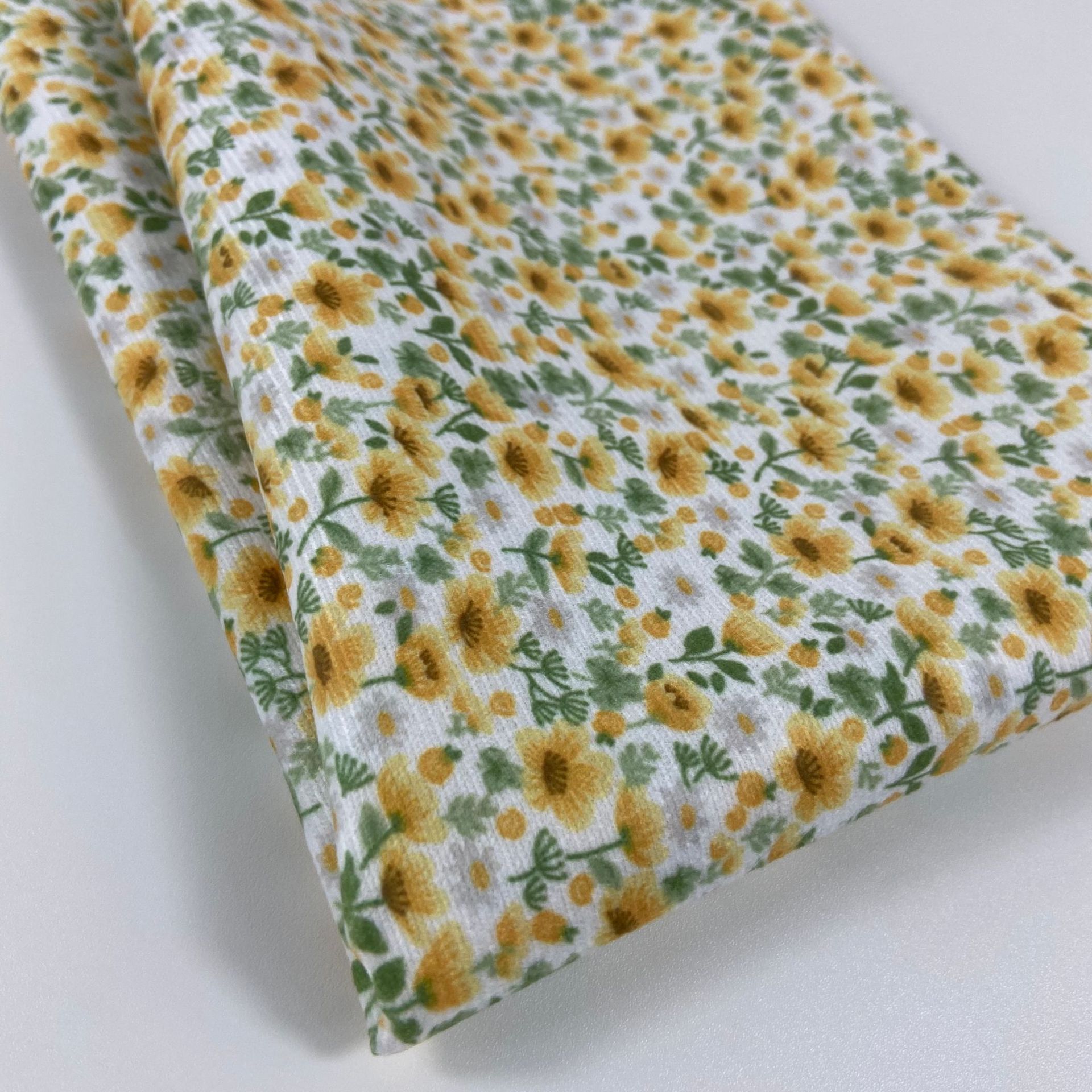 Fábrica al por mayor en stock nueva Corea del Sur ins pequeña silla floral mantel impreso TELA ESCOCESA decoración hogar paño