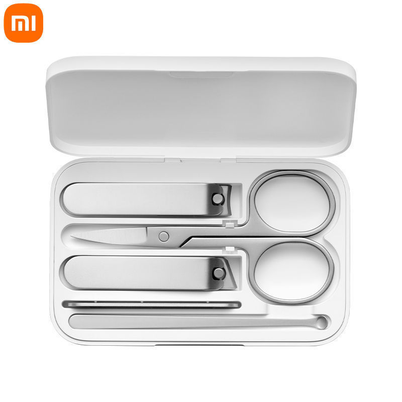 Xiaomi Nail Scissors Set Ear Pick Nail Clipper Nose Hair Trimming Manicure Nail Clipper Set