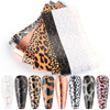 Cross -border new nails sticker ins 10 bags and animal pattern snake pattern leopard pattern transfer stickers nail