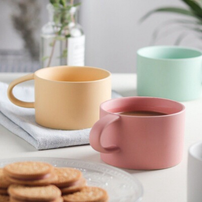 Ceramic cup originality Simplicity colour Matte ceramics Mug glass lovers Water cup Mug suit
