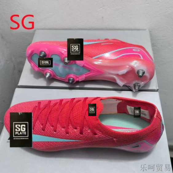 New Assassin 16 サッカーシューズ SG アイアンスチールネイルハイとローヘルプニット防水成人学生子供男性と女性 CR7|undefined