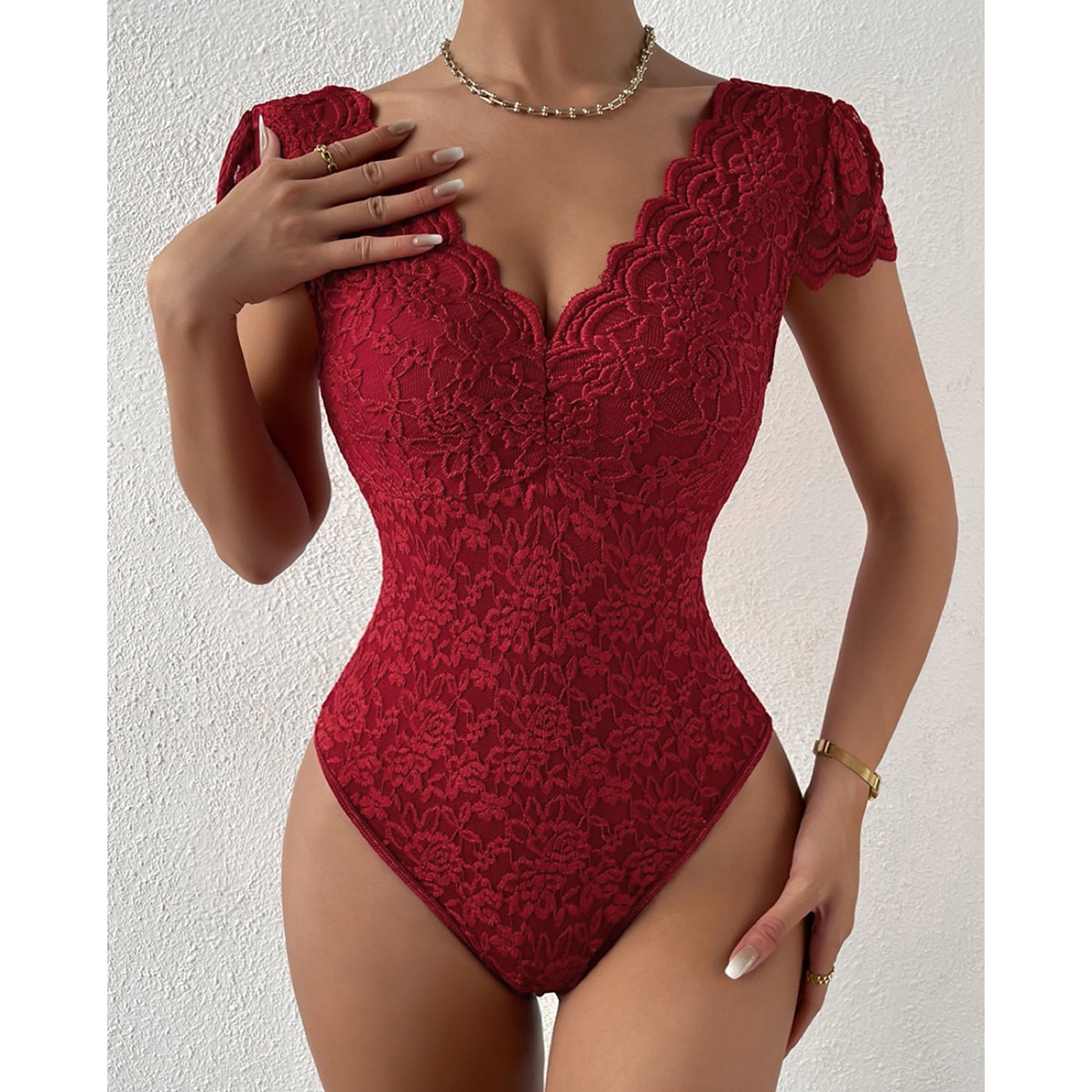 Women's Bodysuits Bodysuits Simple Style Solid Color display picture 17