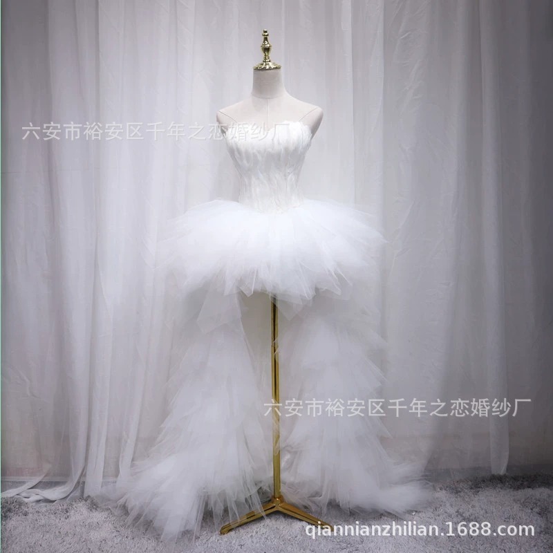 Qiannianzhilian Tube Top Wedding Dress Princess Style 2