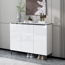 家用鞋柜简约进门客厅储物玄关入户门口大容量隔断柜新款2025爆J^