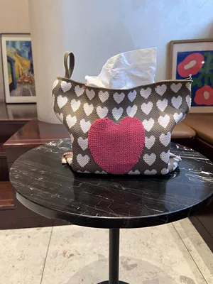 Car tissue box/set — Luxury Knitted Tissue Bag, Large-Capacity - knitted-tissue-bag