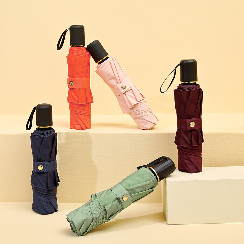 Folding Umbrella, Water-Repellent Umbrella, Manual 70% off Umbrella, Advertising Umbrella, Customizable with Prints, Sun Umbrella for Rain or Shine, Plastic Gift Umbrella