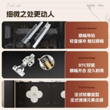 Французский в стиле ретро, шкаф для ванной комнаты, расписанная фарфоровое интегрированное бассейн, украшение оболочки, дубовая панель с четырьмя листьями, шкаф для ванной комнаты