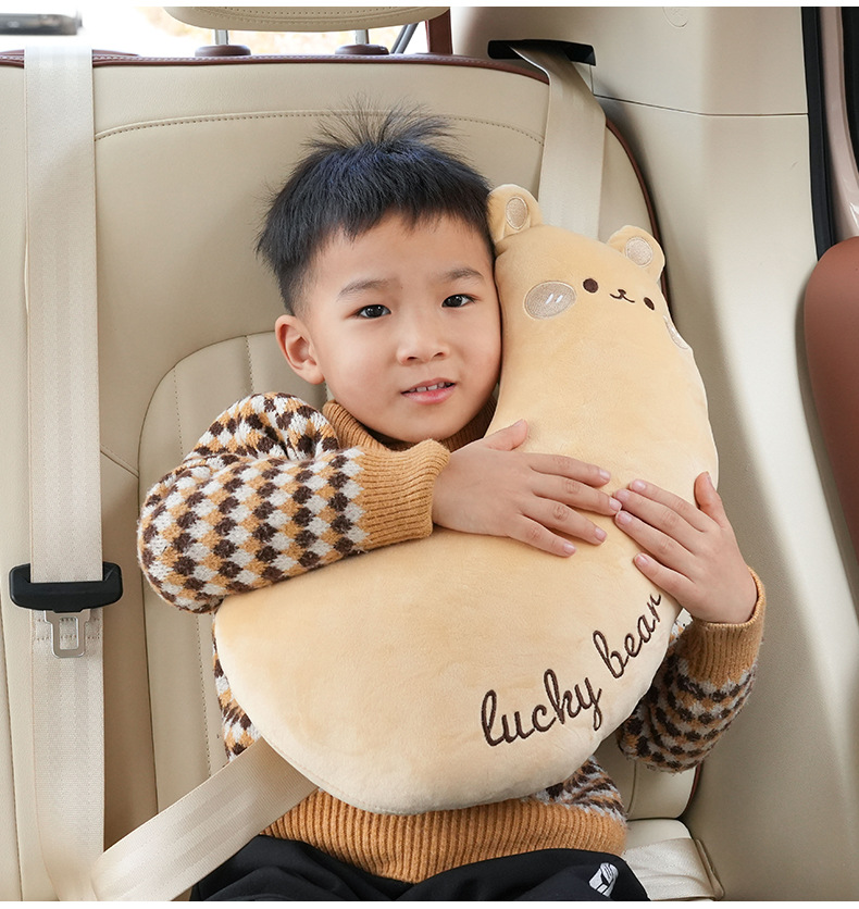 Blue Rain Car Seatbelt Shoulder Pad Thickened Soft Pillow Car Shoulder Pad Cartoon Children's Anti-Strangle Neck Protector