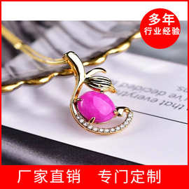 批发优化苏纪石舒俱来多款吊坠纯粉色直播旅游景点地摊货源