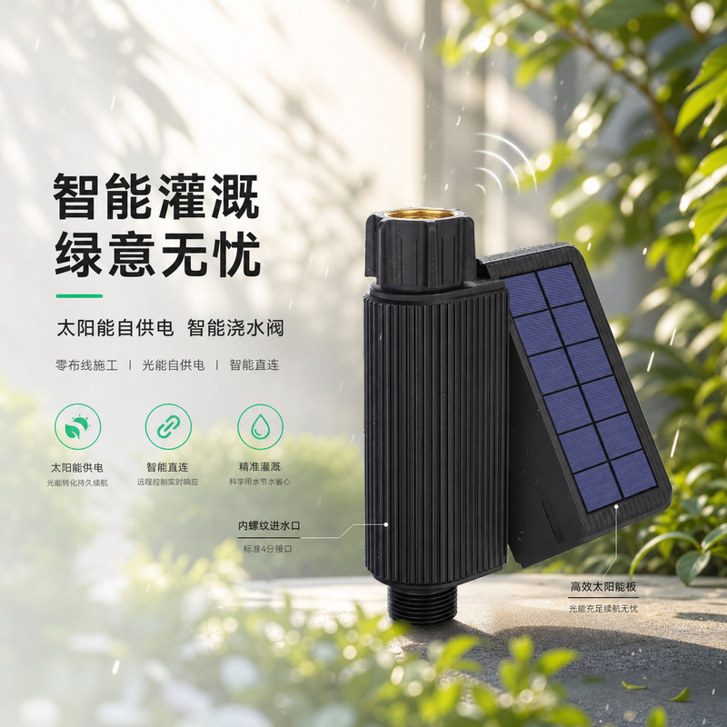 WiFi Solar Automatic Watering Device Mobile Phone Control Timed Watering Tuya Smart Garden Irrigation Timer WiFi Solar Automatic Watering Device Mobile Phone Control Timed Watering Tuya Smart Garden Irrigation Timer