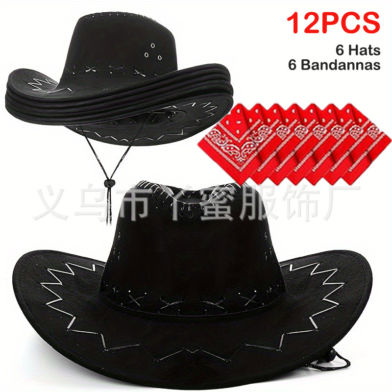 Juego de 12 piezas de gamuza negra