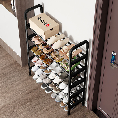 Simple Multi-layer Quick Assembly Shoe Rack Household Door Dorm Space-saving Storage Cabinet Economical Display Rack