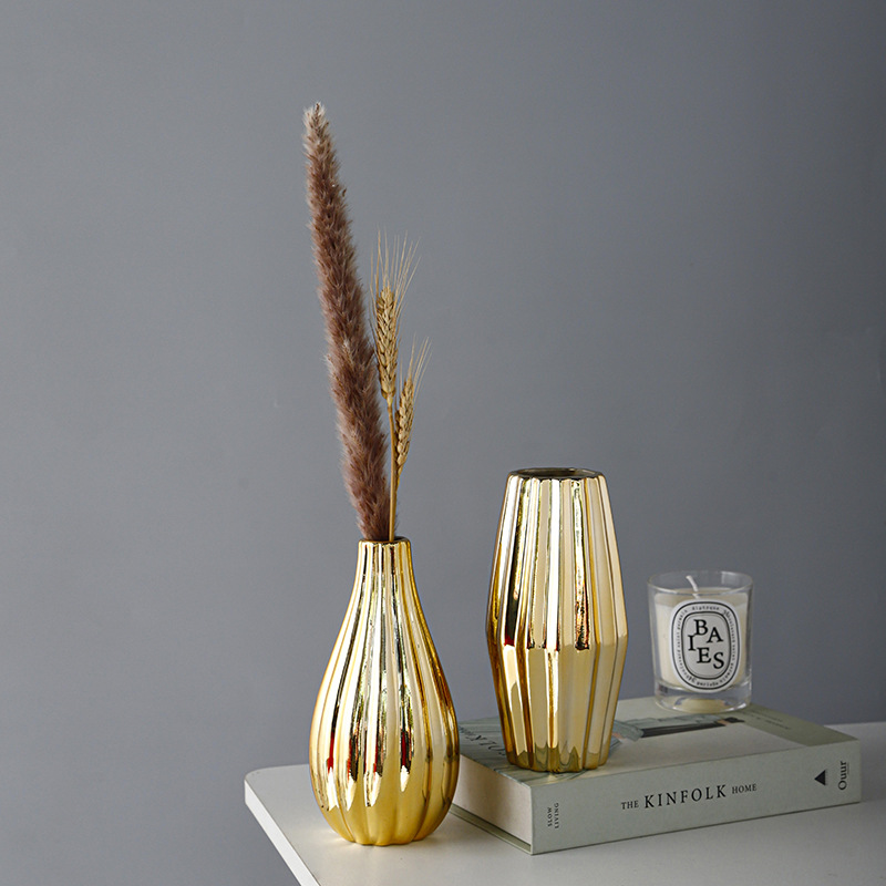 Nordic inswind vasijas de cerámica vintage vasijas creativas galvanizadas decoración del hogar vasijas hidropónicas ornamentos arreglos florales