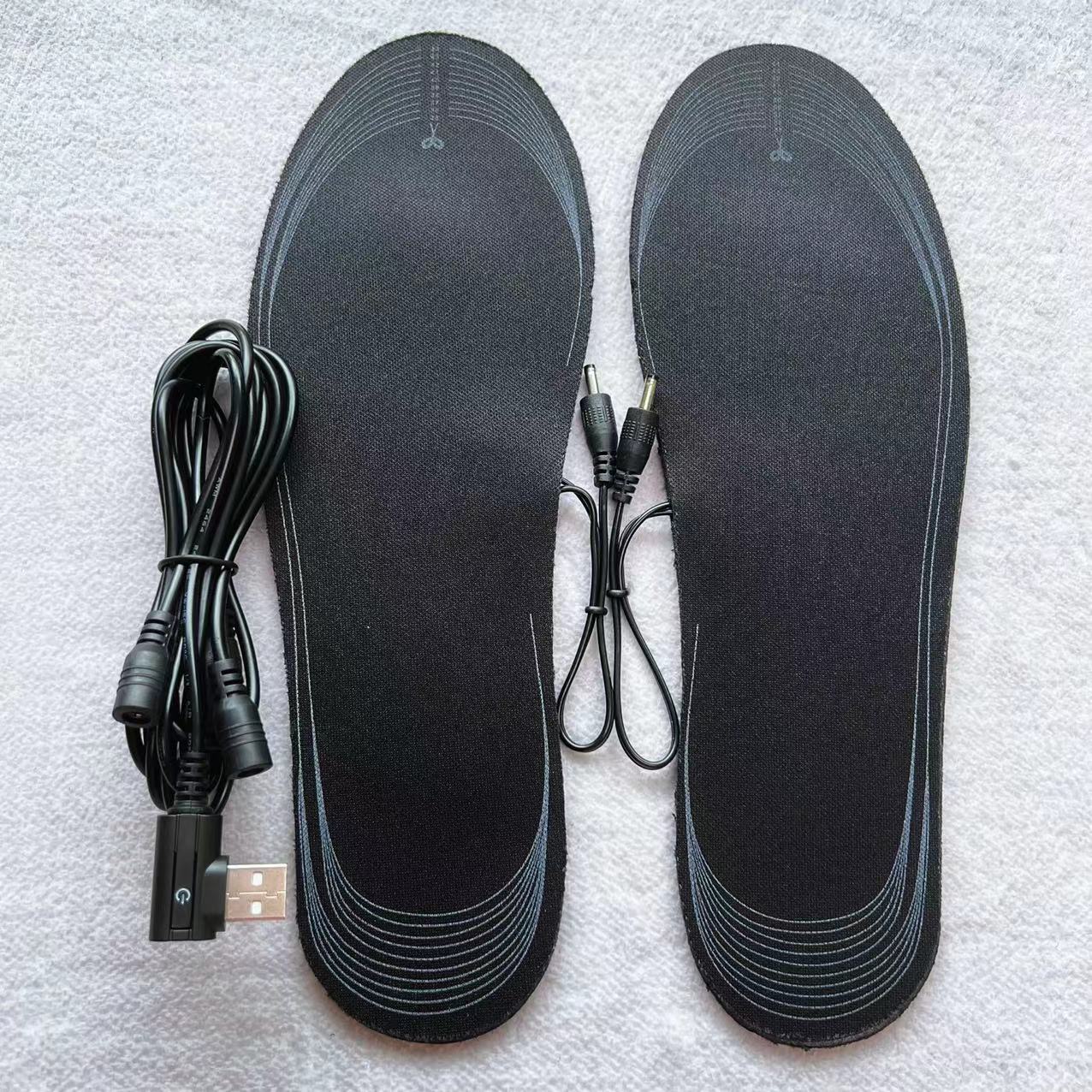 신발 깔창 + 3단 온도 조절선 (동결 방지선)