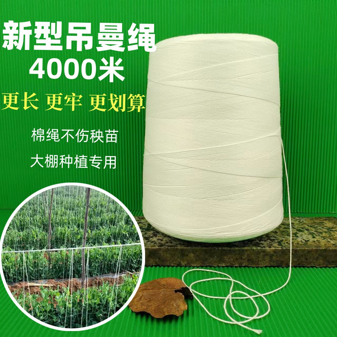 蔬菜吊秧棉绳大棚黄瓜西红柿豌豆吊曼吊绳线绑绳系绳线吊瓜绳线