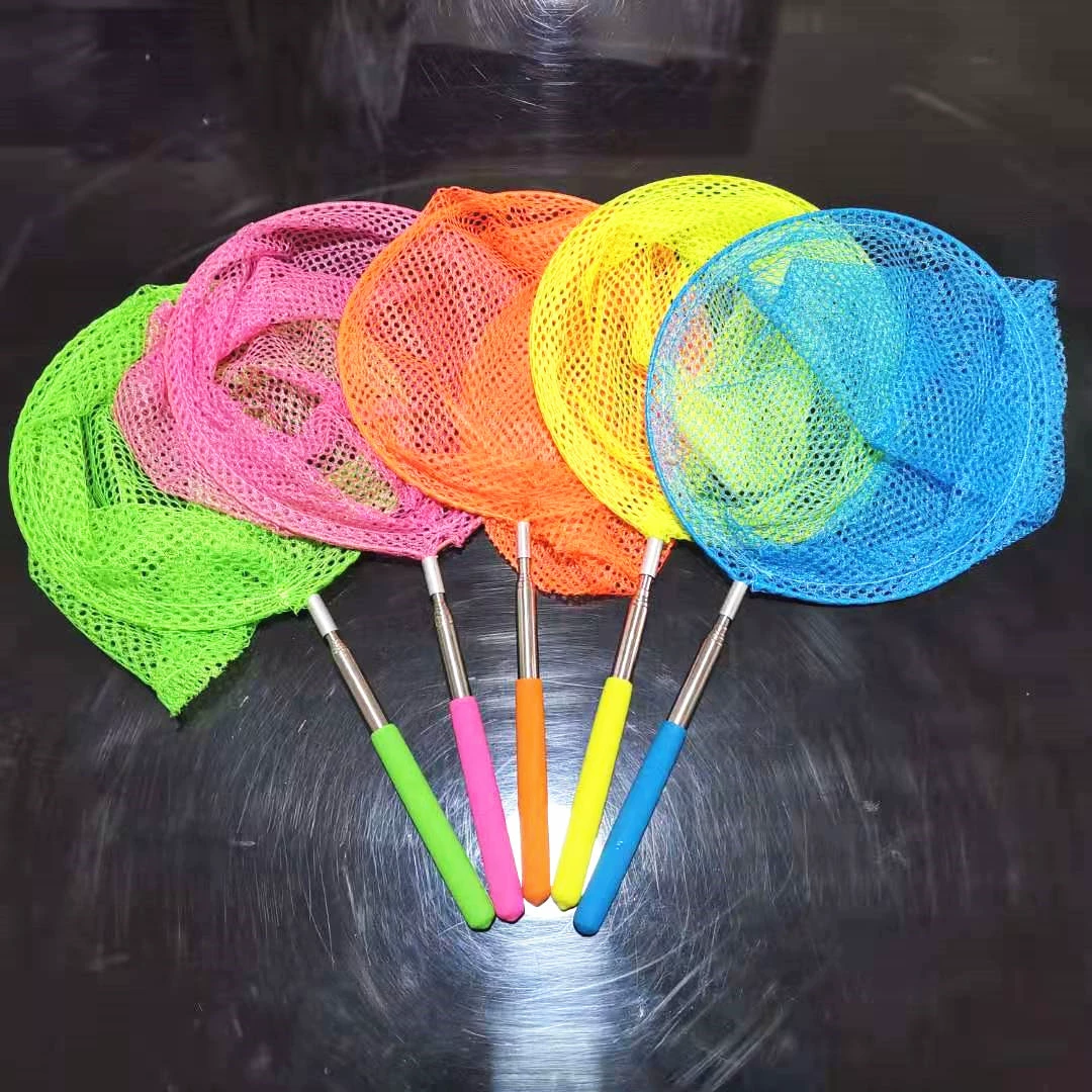 Прямые поставки с фабрики для детей, рыбалка с насекомыми, маленькая копировальная сетка из нержавеющей стали, выдвижная копировальная сетка, уличная рыболовная сеть для родителей и детей