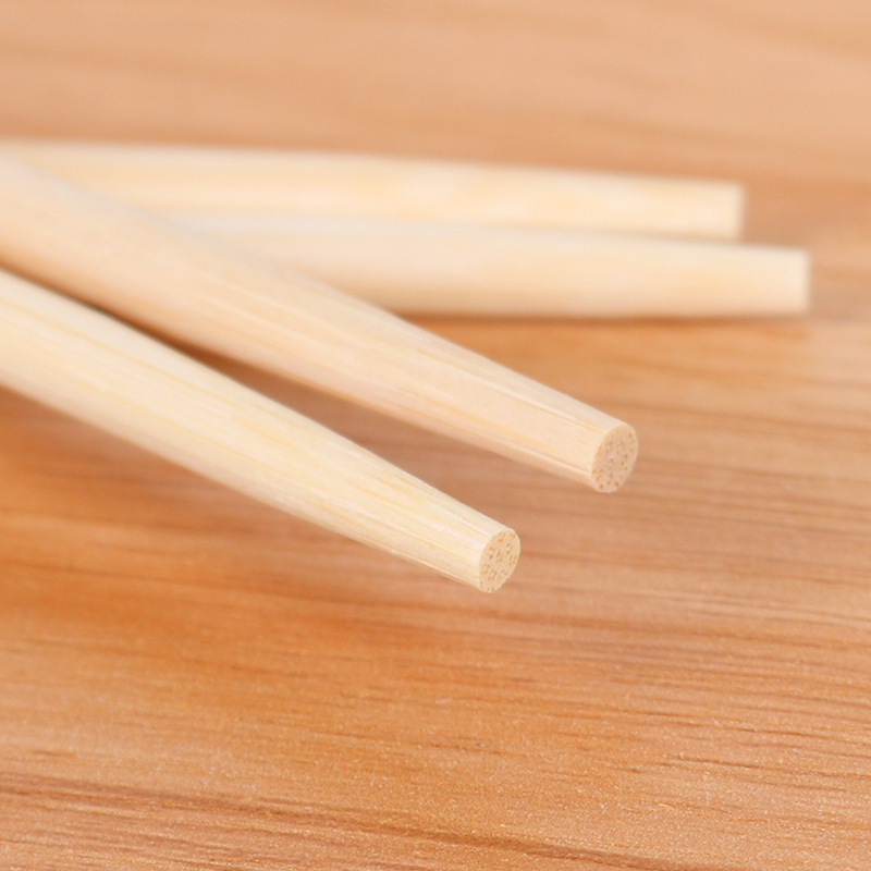 Palillos desechables comida rápida para llevar comercial sanitarios palillos redondos restaurante vajilla palillos convenientes palillos embalaje independiente palillos de bambú