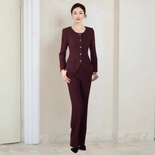 早春款职业西装套装高端会所美容师工作服气质修身高级感西服外套