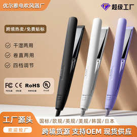 跨境电夹板小型直发卷发两用刘海专用拉直板夹迷你熨板烫网红礼品