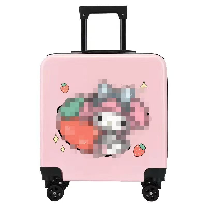 Maleta infantil de gran capacidad de 20 pulgadas con logotipo personalizable, maleta con ruedas versátil para uso diario, maleta de viaje al por mayor