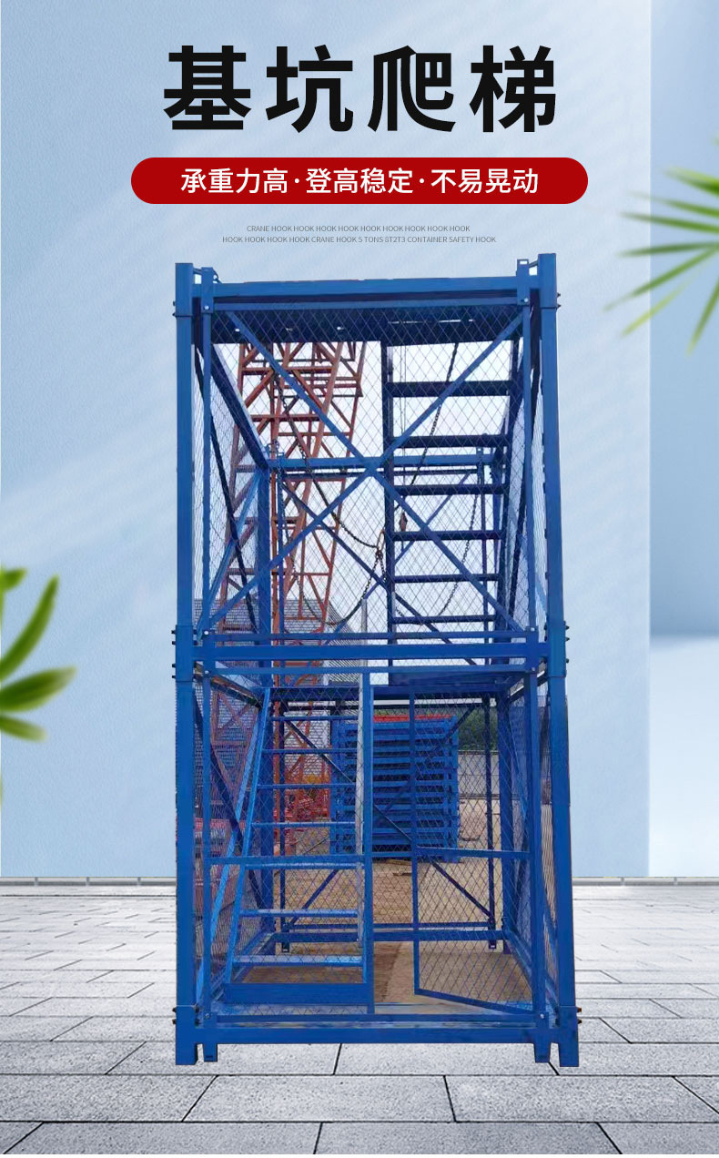 Safety ladder cage