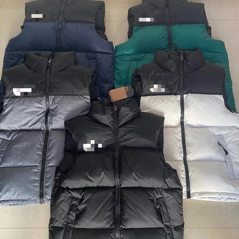 2023 North Face Windproof down Jacket with Hidden Hat Vest Men's Warm Outdoor Sports Top Jacket Couple Style