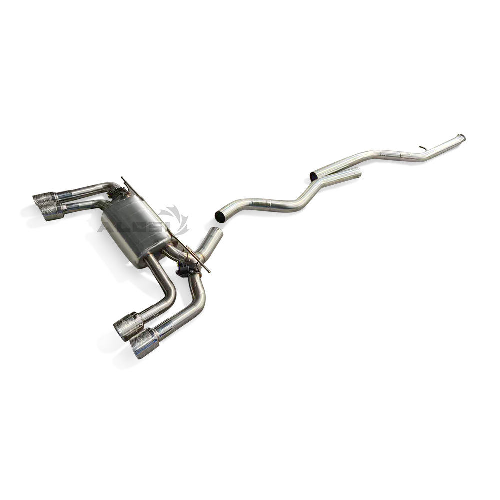 For Bmw 435I F32 3.0t N55 2012-2016 Exhaust Pipe with Valve Rear Discharge