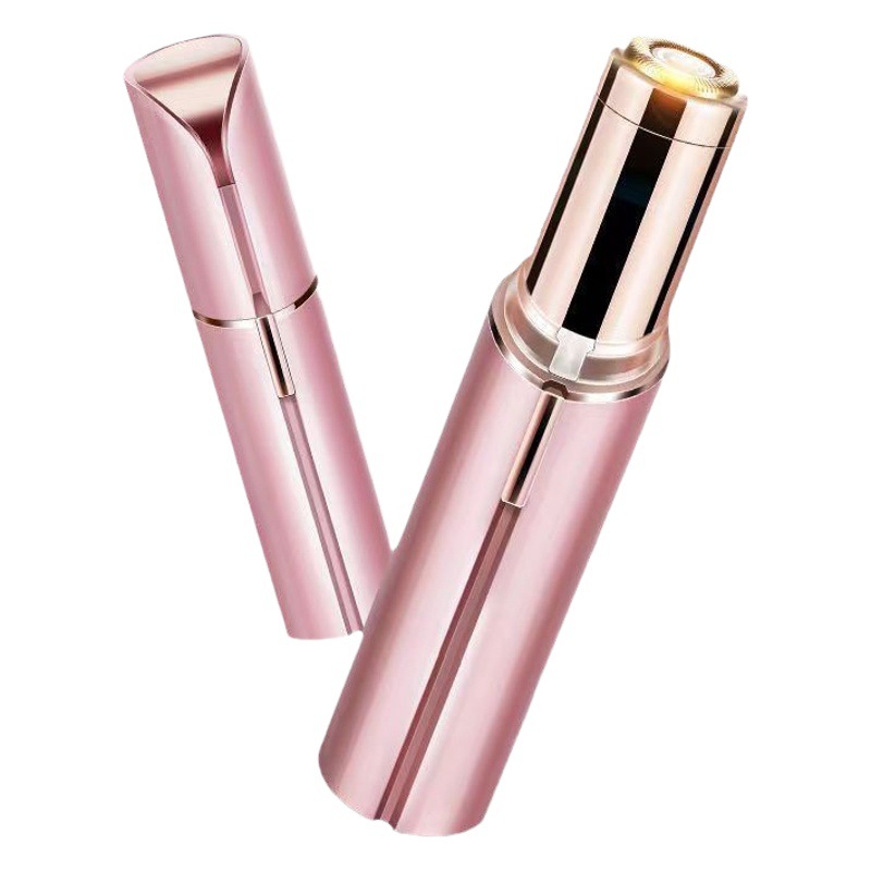 Máquina de afeitar portátil parte privada depilación instrumento eléctrico ceja trimmer instrumento de afeitado pequeño instrumento de depilación facial lápiz labial Dispositivo de depilación image 1