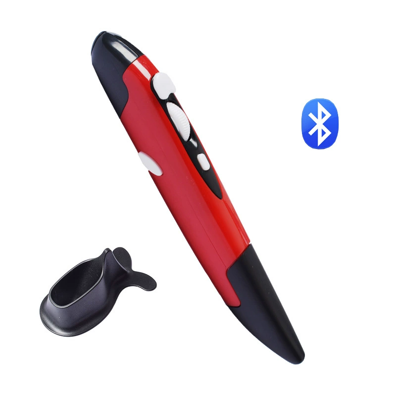 Эргономичная вертикальная беспроводная ручная мышь Pen, 2.4G & Bluetooth, DPI 800–1600, компактный готовый к подарку