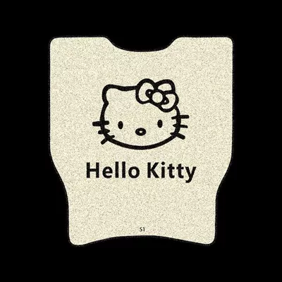 Foot Pads, Electric vehicle foot mat - far-reaching-t90-beige-hello-kitty