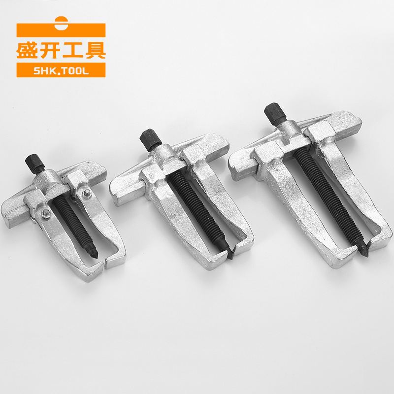五金工具厂家二爪拉马万能轴承拆卸拔轮器工具铸铁多功能横梁拉马