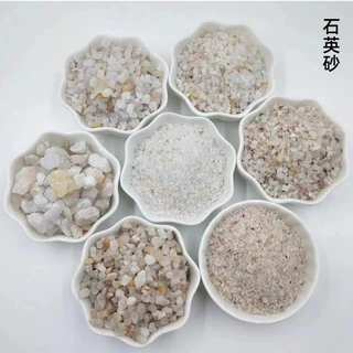 石英砂颗粒 水处理过滤 滤料 喷砂除锈 石英砂 污水处理石英砂