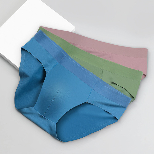 80-count men's underwear, men's modal seamless shorts, slim and sexy summer thin briefs, comfortable and breathable