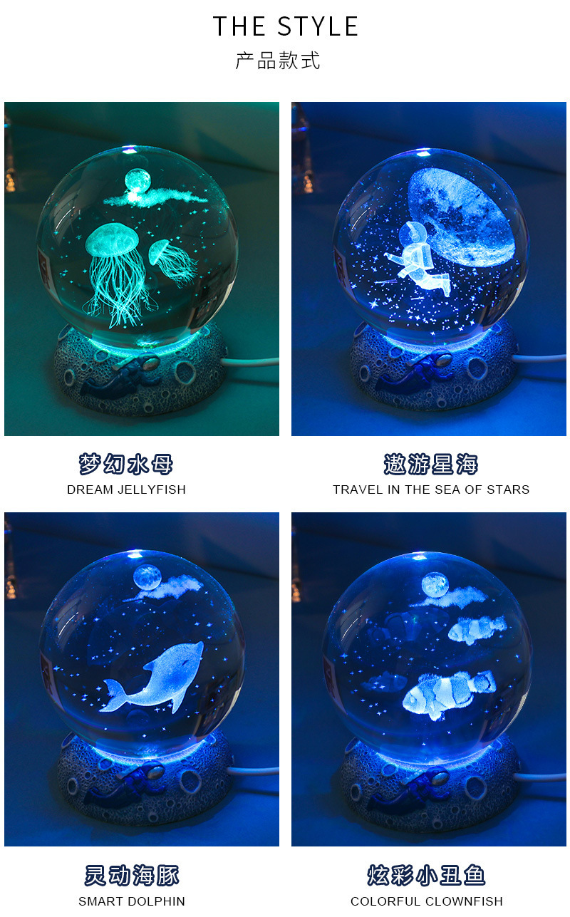 Details of the colorful crystal ball with resin base of the starry sea_10.jpg