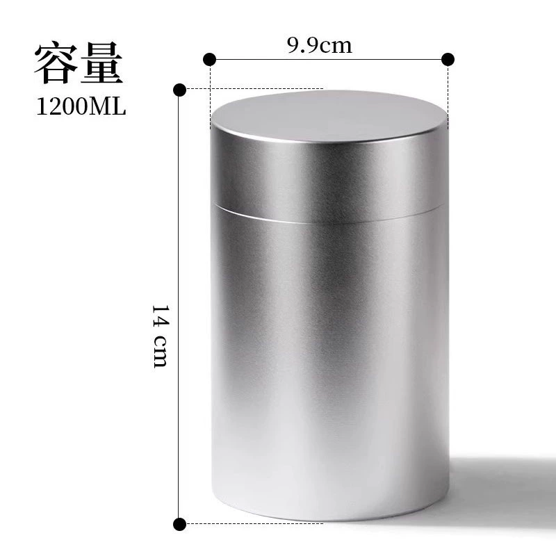 Metal handheld tea for traveling, big small box