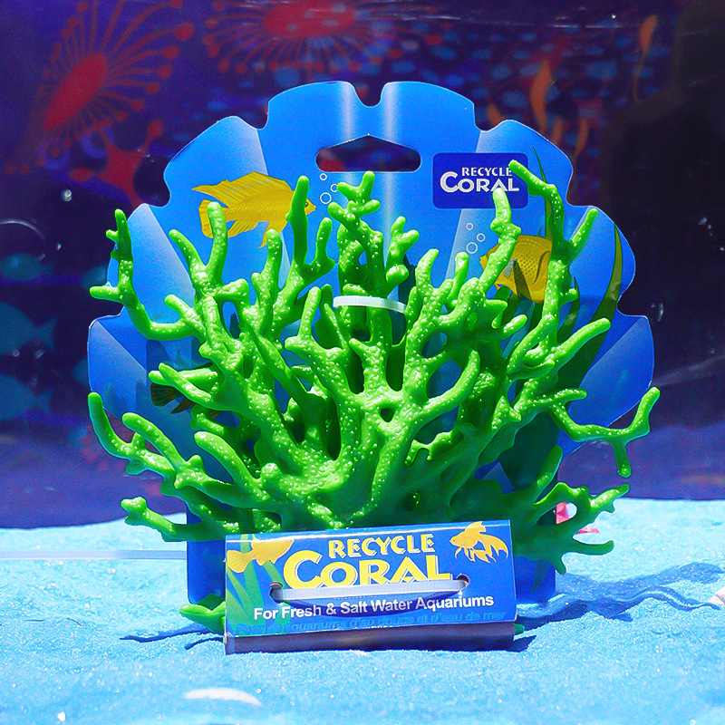 Exclusiva transfronteriza para acuarios de simulación submarina, peces de coral falsos, tanques de agua de mar, paisajismo de acuarios, corales blandos, marchitos duros
