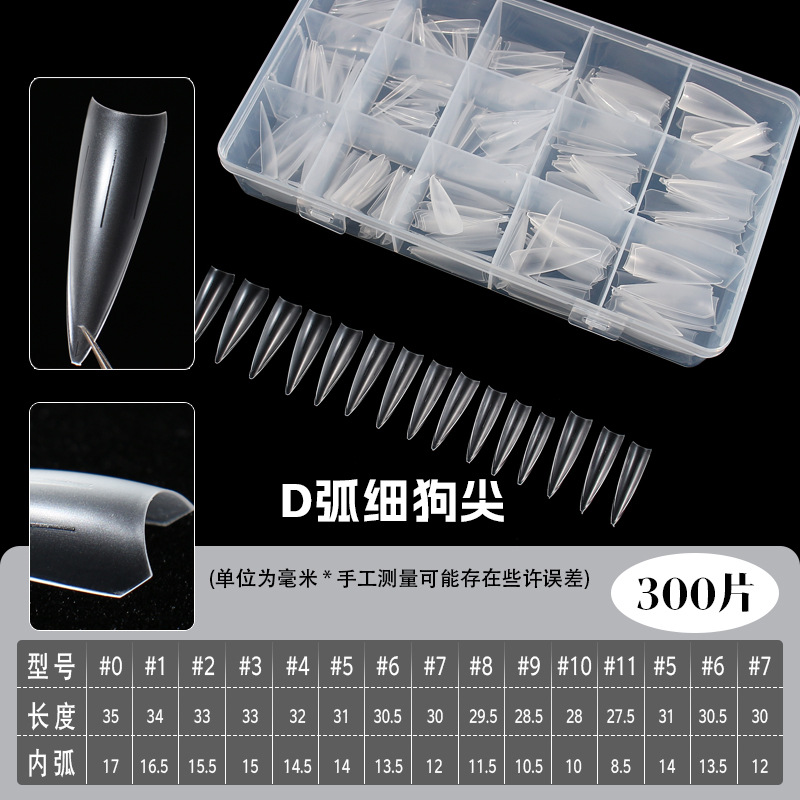 Delgado, recto, ovalado medio, francés, media pasta ligera, escalera larga, punta de luna, exfoliante, sin pulido, uñas de uñas ultradelgadas que no dejan marcas