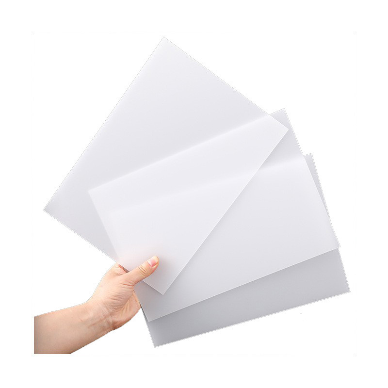 双面磨砂pc扩散板圆加工1.5mm厚 led匀光板 雕刻亚克力灯光板