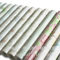 爱花 Самоклеящиеся обои ПВХ, рулон 45 см × 1 м, множество дизайнов, цвет по модели продавца, влагостойкие и легко чистятся, бренд 爱花
