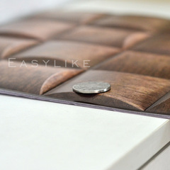 New Arrival 3D Stereo PVC Self-Adhesive Tile Wall Stickers – Living Room Background Decorative Wall & Floor Decals, Cross-Border Installation Service Available