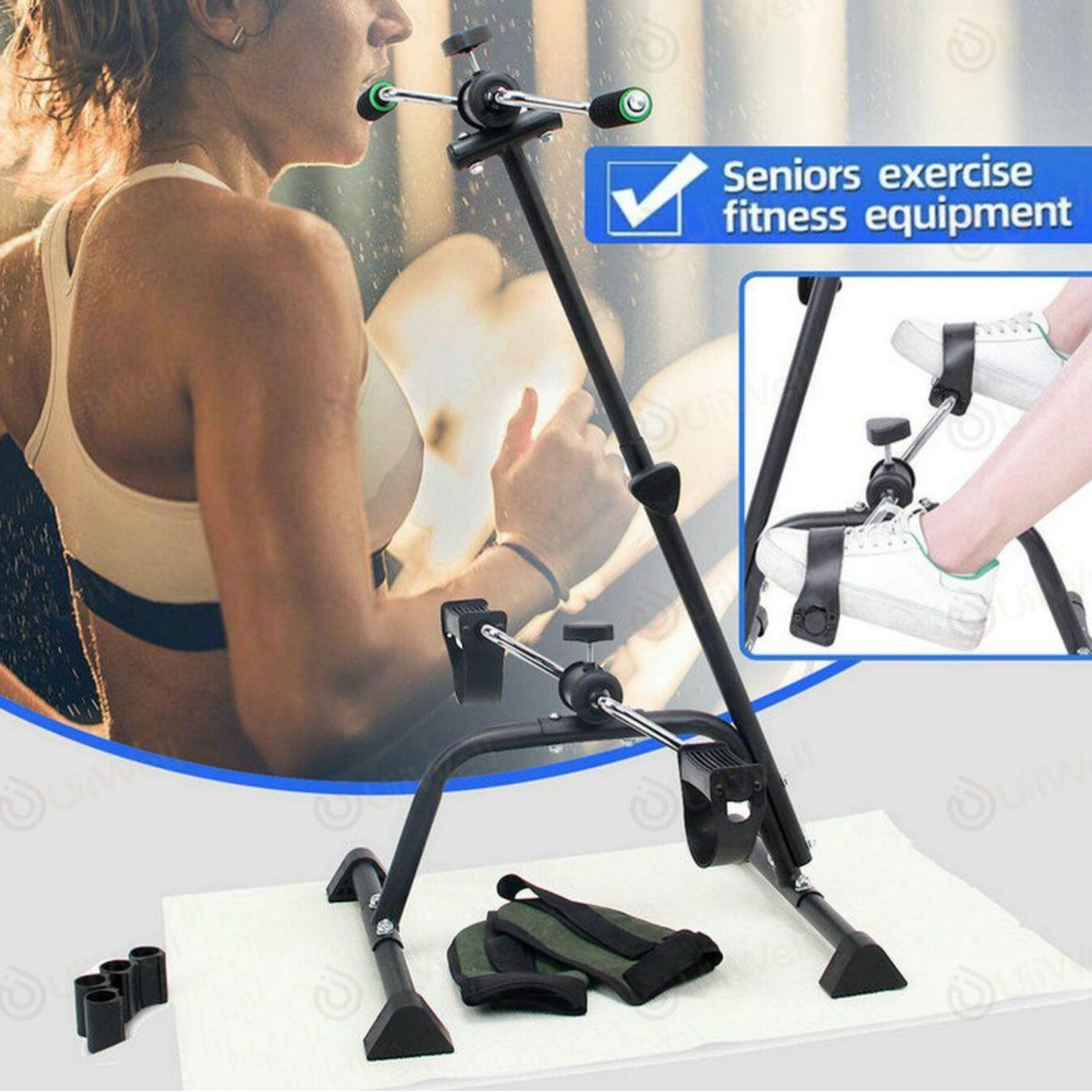 家用老人上下肢训练中风偏瘫健身脚踏车手部腿部训练器械康复器材