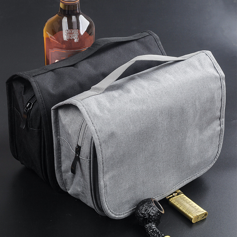 可悬挂烟斗收纳包折叠牛津布大容量斗客专用多功能烟丝配件烟斗包