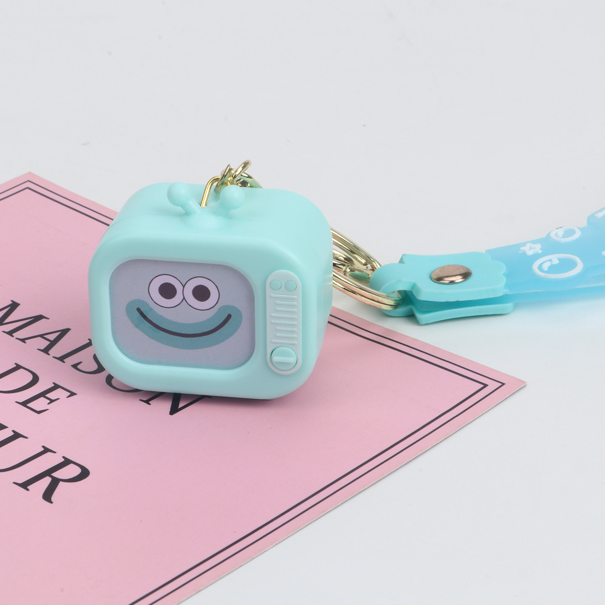 Yugui perro emisor de luz pequeña cámara llavero coolomi meiletty Cámara colgante