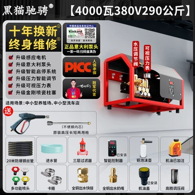 Wash Pump — Car washing machine - italian-brand-pump-head-380v40kw-290kg-pressure-20m-steel-wire-pipe