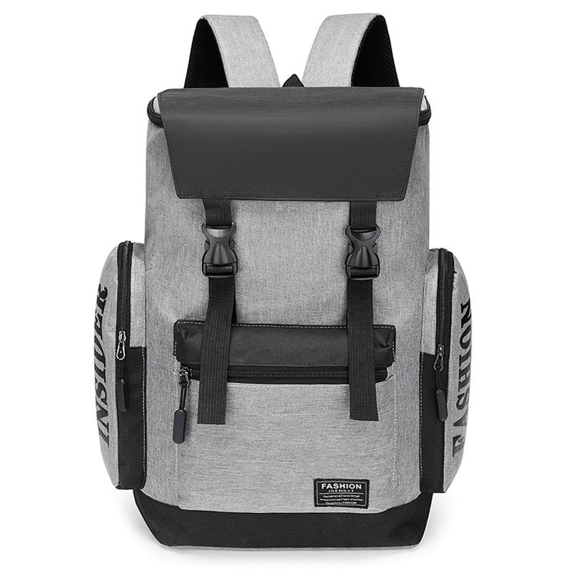 Customized backpack for men's leisure outdoor travel, college student backpack, new business fashion computer bag, large capacity