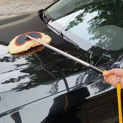 Car cleaning tools — mop car dust wax mop car