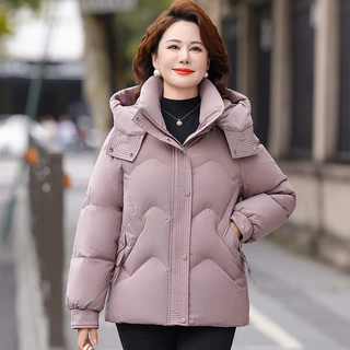 专柜防寒90新国标羽绒服女2026冬季新款加厚保暖中年妈妈宽松外套