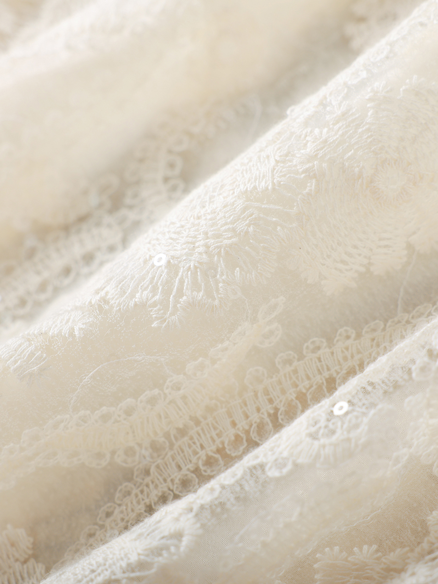 Áo hai dây ren thêu sequin cổ tây không tay mùa hè — màu mơ